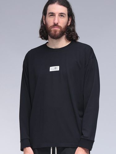 STONE ISLAND (ストーンアイランド) 胸ロゴ クルーネック 長袖 T