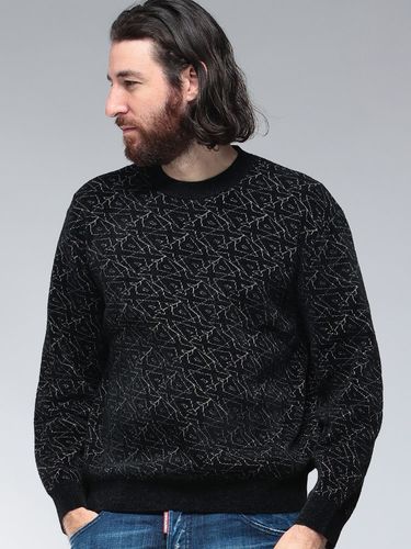 DIESEL (ディーゼル) ニット 長袖 スキッパーカラー セーター