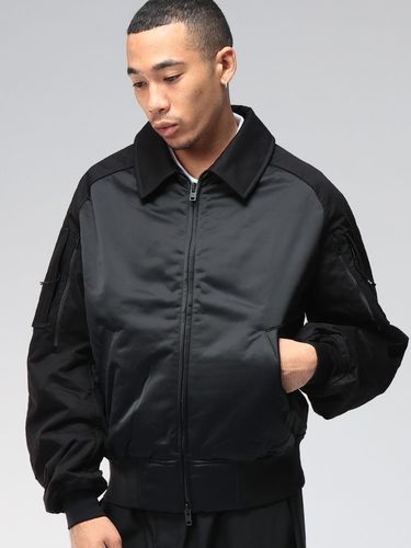 DIESEL (ディーゼル) フロントデザイン ロゴ刺繍 フルジップ シャツ