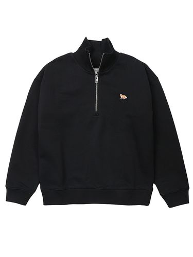 MAISON KITSUNE (メゾンキツネ) ハーフジップ ワンポイント トレーナー