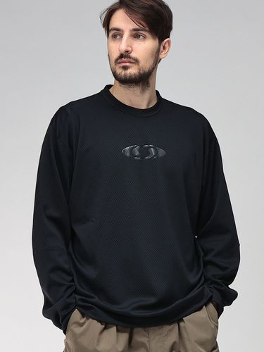 GIVENCHY (ジバンシィ) ロゴグログラン クルーネック 長袖 Tシャツ
