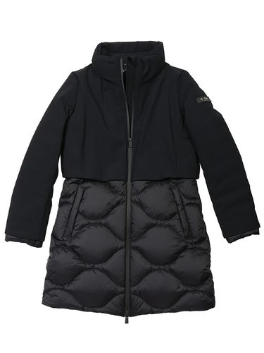 HERNO (ヘルノ) フェイクファー フルジップ ダウンジャケット