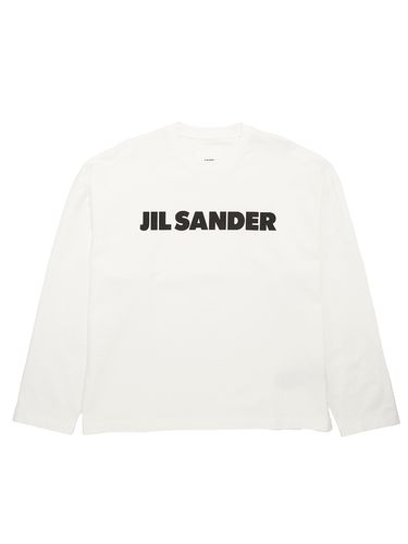 JIL SANDER (ジルサンダー) ロゴ プリント クルーネック コットン 半袖