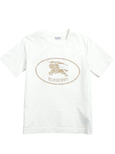 BURBERRY (バーバリー) レディース Tシャツ 半袖 ロゴ チェック ラベル