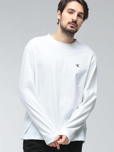 C.P COMPANY (シーピーカンパニー) ロゴプリント クルーネック 長袖 T