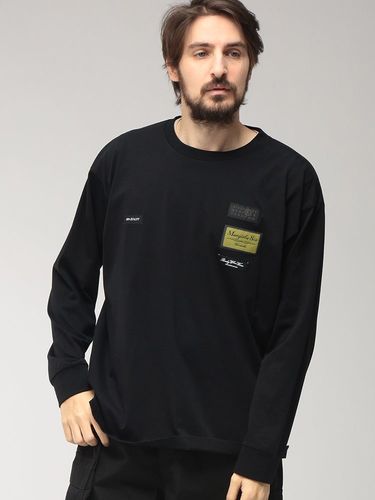 GIVENCHY (ジバンシィ) ロゴグログラン クルーネック 長袖 Tシャツ