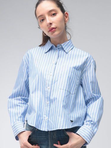 Maison Kitsune (メゾン キツネ) レディース シャツ 長袖 ロゴ ワン