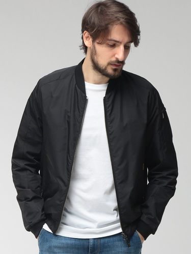 DIESEL (ディーゼル) デニム レザーコンビネーション ジップ ブルゾン