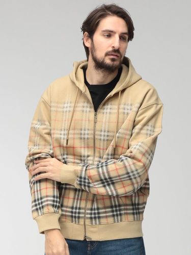 BURBERRY (バーバリー) ロゴ プリント 長袖 スウェット プルオーバー
