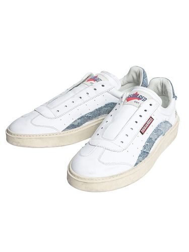 DOLCE&GABBANA (ドルチェ ＆ ガッバーナ) ローカット レザースニーカー