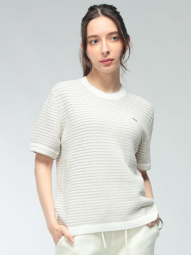 Maison Kitsune (メゾン キツネ) レディース ポロシャツ 半袖 ロゴ