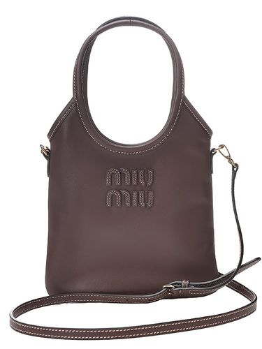 MIU MIU (ミュウミュウ) レディース バッグ IVY レザー トートバッグ