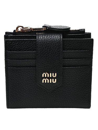MIU MIU (ミュウミュウ) マテラッセ ヴィンテージ ナッパレザー 財布