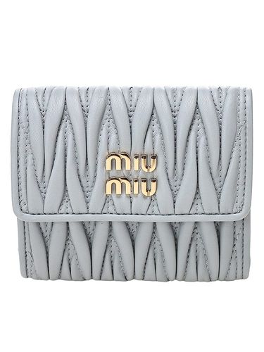 MIU MIU (ミュウミュウ) レディース 財布 マテラッセ レザー 二つ折り