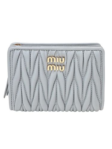 MIU MIU (ミュウミュウ) マテラッセ レザー 2つ折り 財布