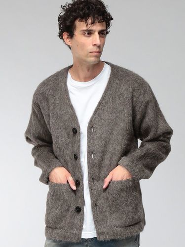 MARNI (マルニ) メンズ カーディガン 長袖 ダメージ マルニシンボル