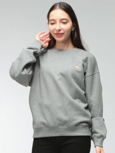 MAISON KITSUNE (メゾンキツネ) ハーフジップ ワンポイント トレーナー