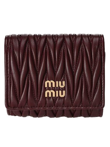 MIU MIU (ミュウミュウ) マテラッセ ヴィンテージ ナッパレザー 財布