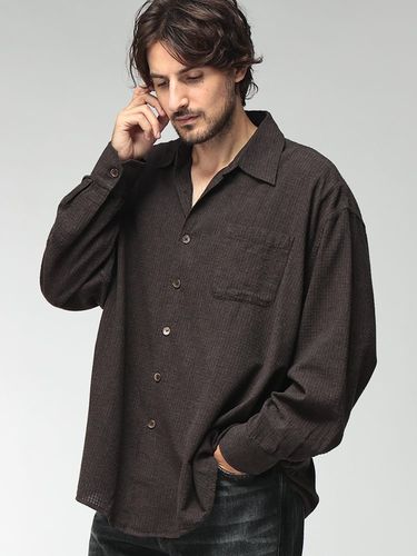 STONE  メンズ 長袖シャツ STONE ISLAND (ストーンアイランド) メンズ シャツ 長袖 コーデュロイ
