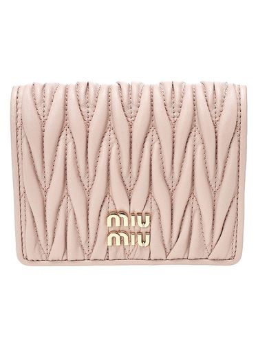 MIU MIU (ミュウミュウ) マテラッセ レザー 二つ折り財布
