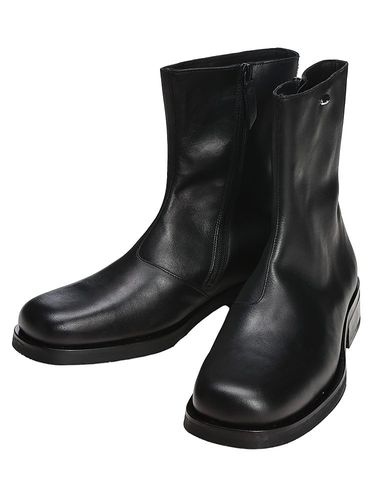 DIESEL (ディーゼル) オーバルD カウレザー ショートブーツ HAMMER