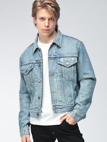 DSQUARED2 (ディースクエアード) メンズ デニムジャケット ロゴ 総柄