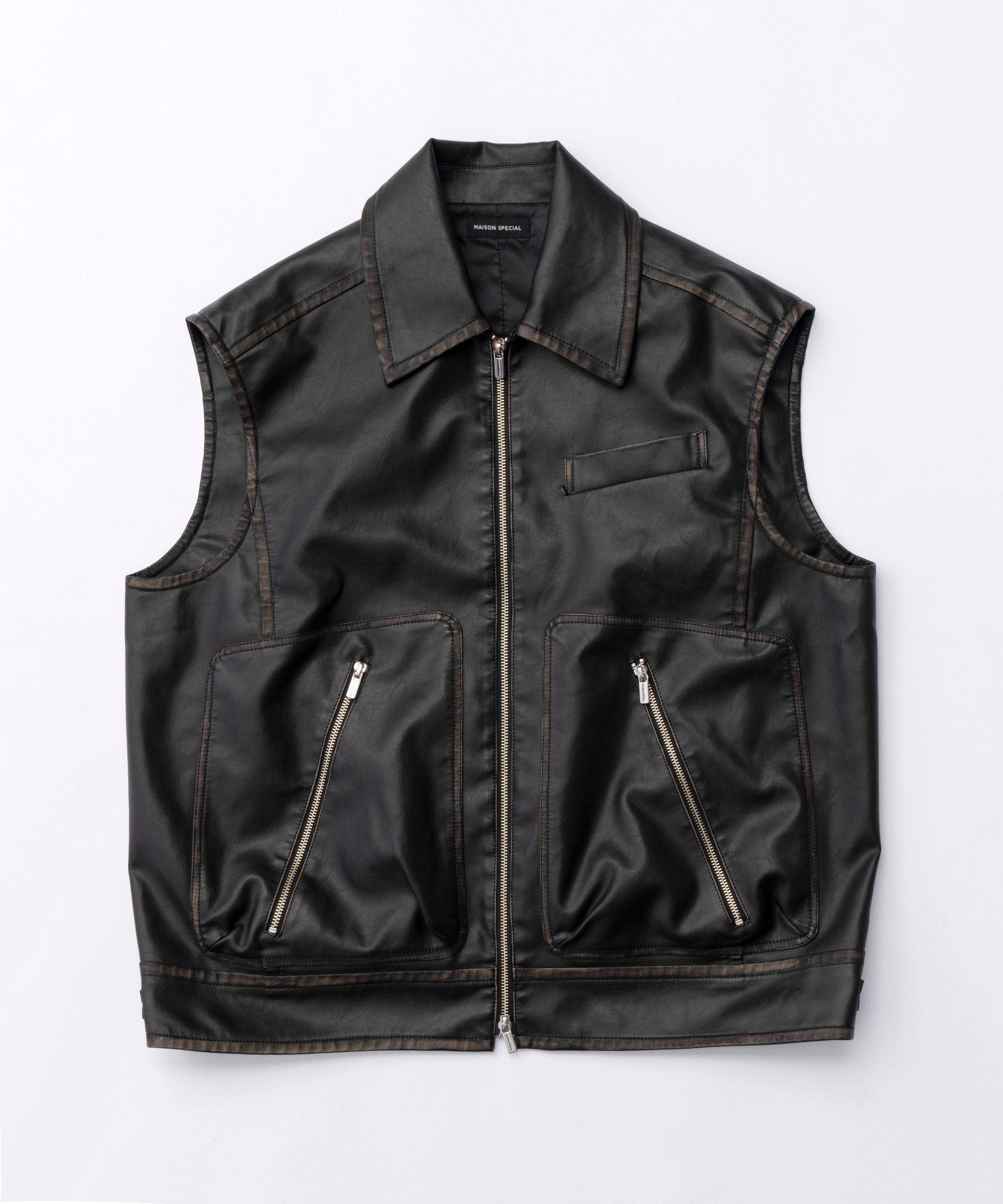 SALE】Cut-off Short Gilet