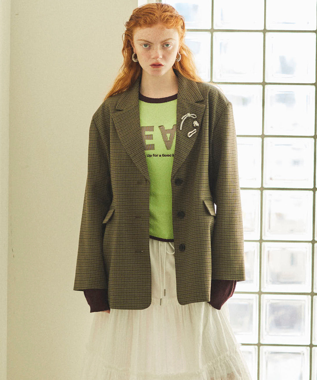 SALE】Leather Single Soutien Colored Jacket