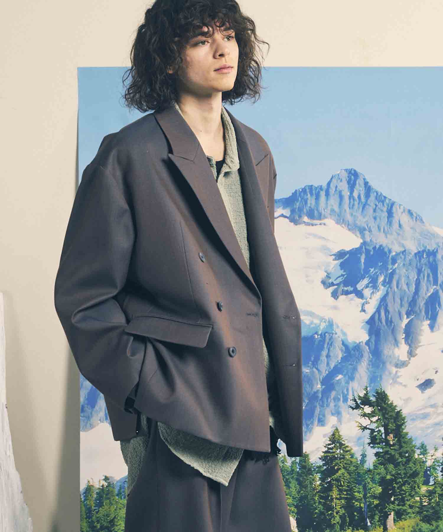 Garment Dyed Nylon Three-Dimensional Cutting Blouson
