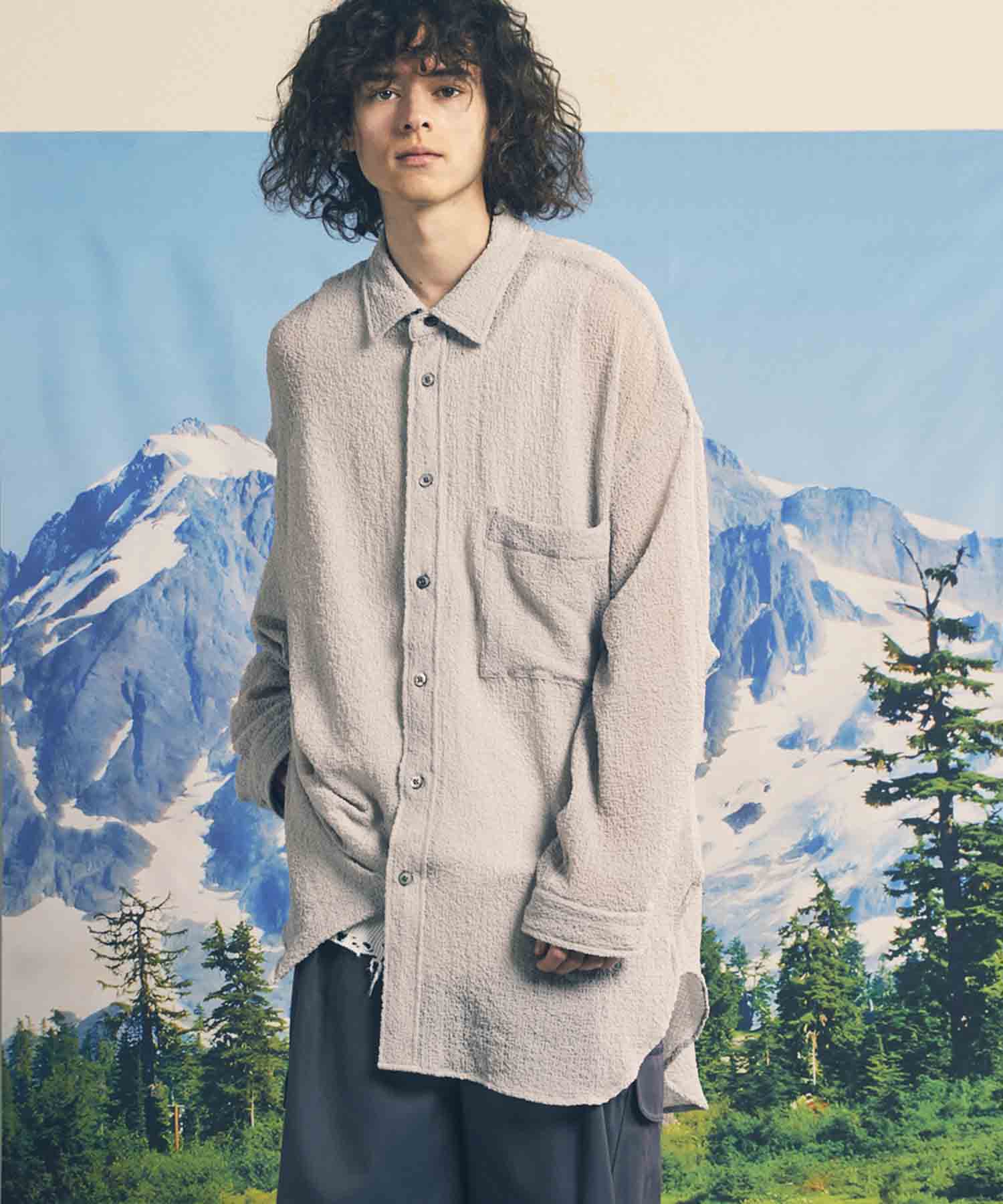 SALE】Dry Touch Prime-Over Short Sleeve Open Collar Shirt