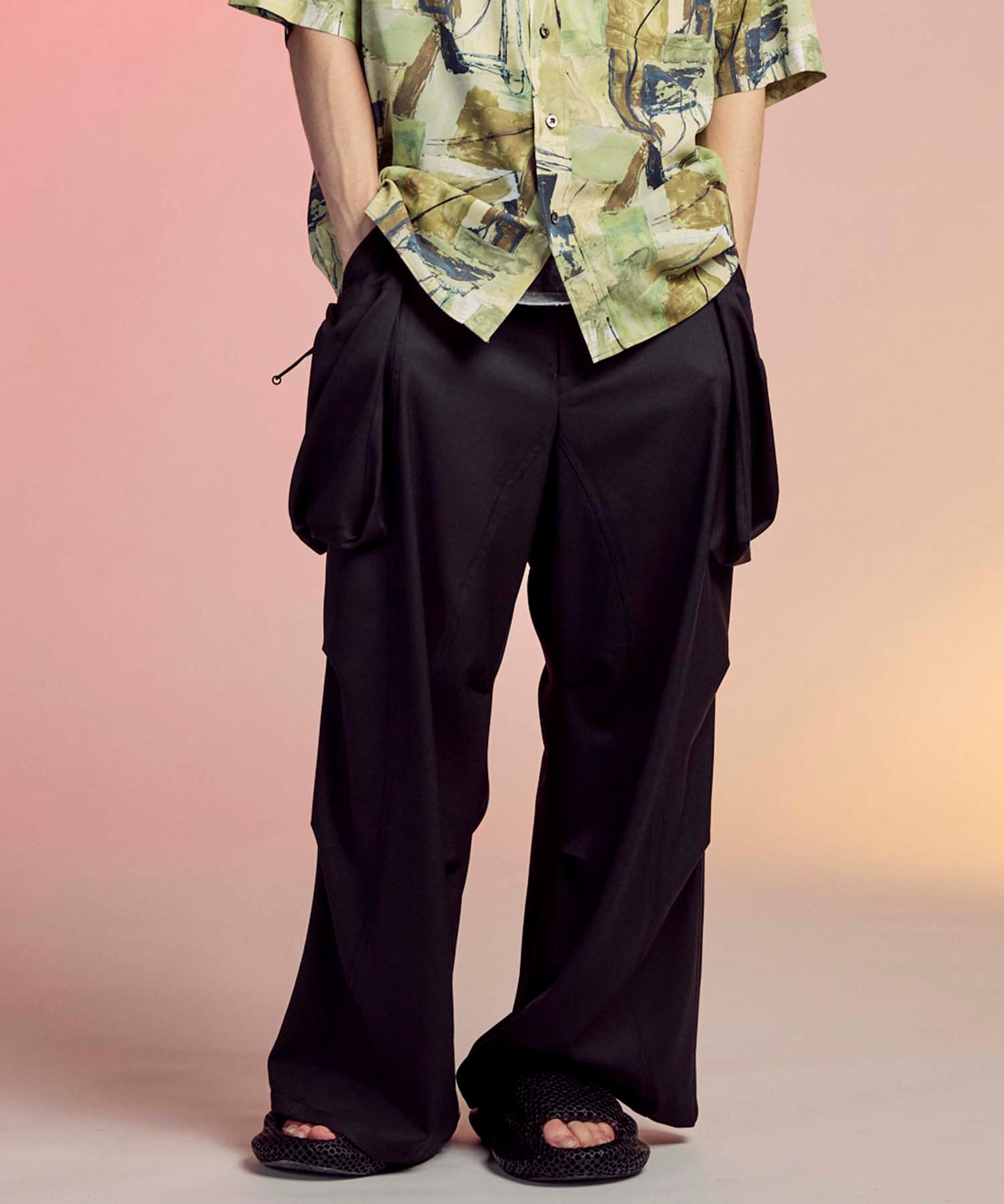 【海外限定】 SALE】Heavy-Weight Sweat Prime-Wide Cargo Pants パンツ