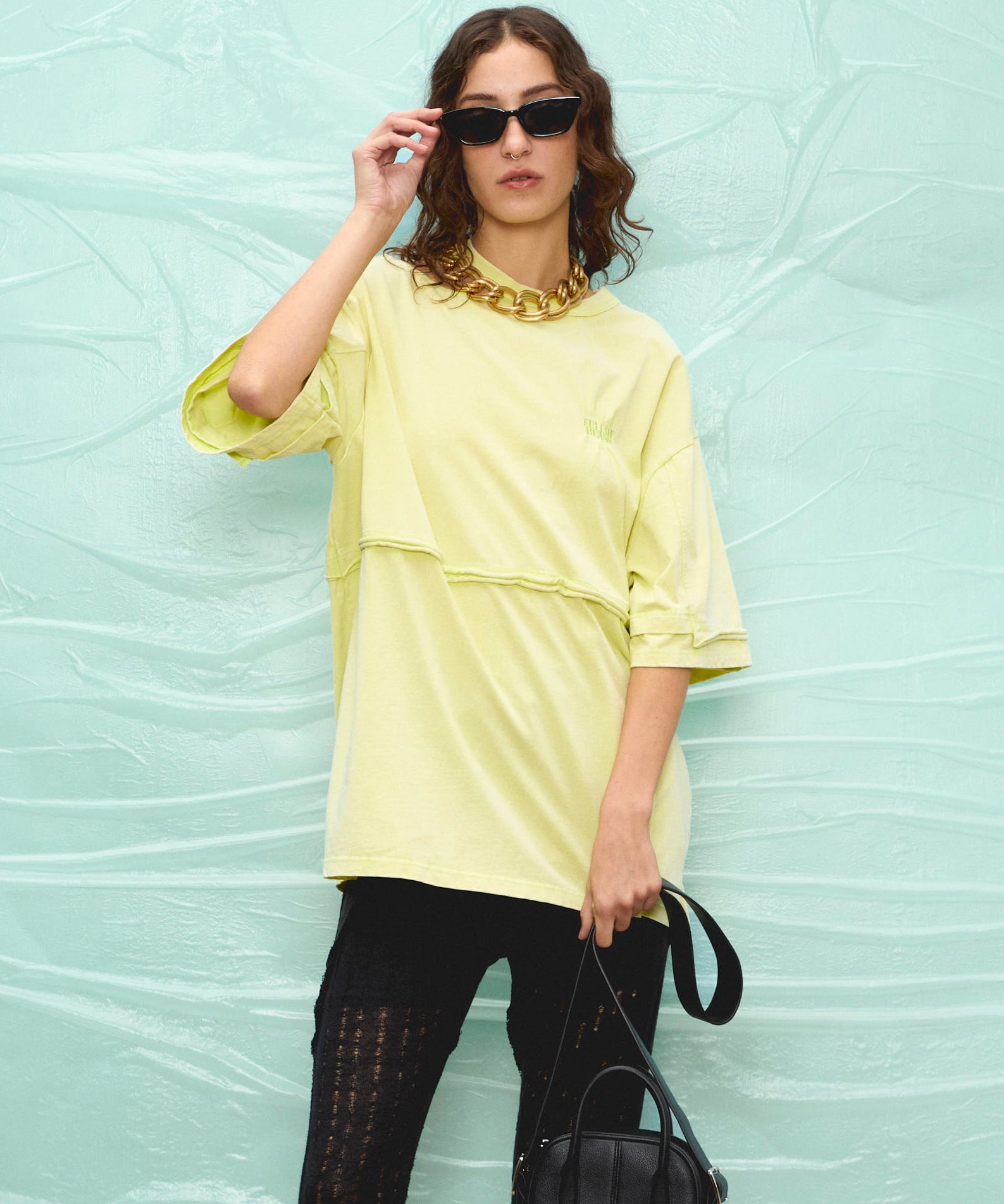 Slit Shoulder Rib Tops