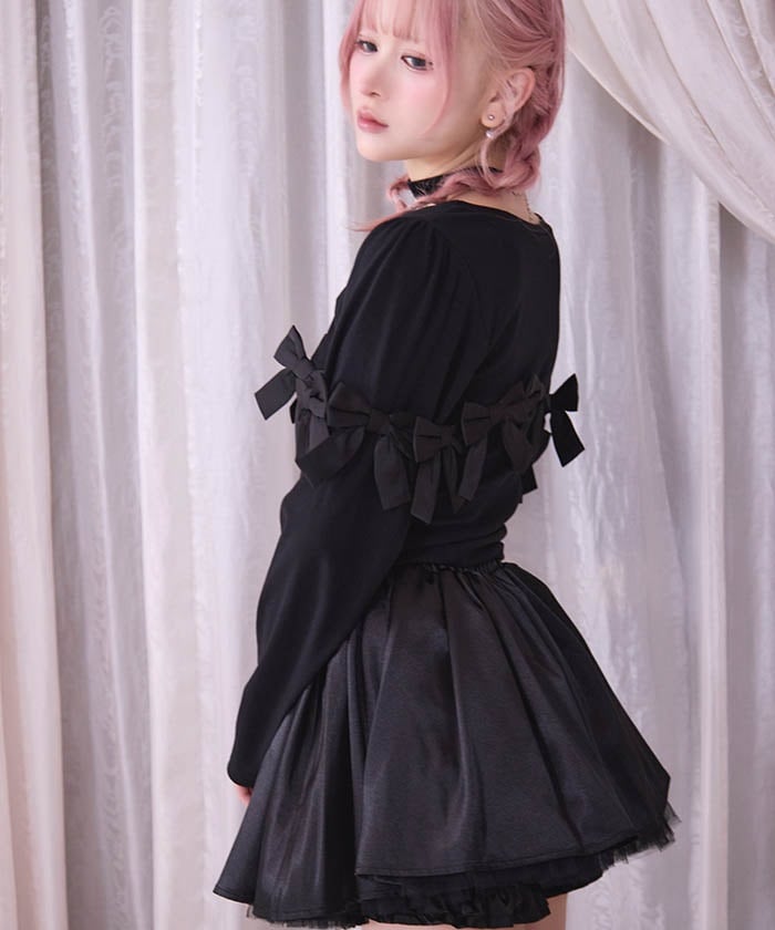ボリュームサテンキュロット | レディース服・レディース