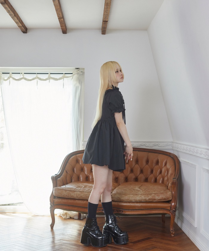 フリルチョーカーワンピース | レディース服・レディース