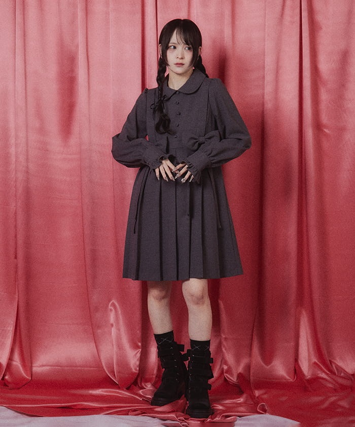 リボンプリーツワンピース | outlet | axes femme online shop
