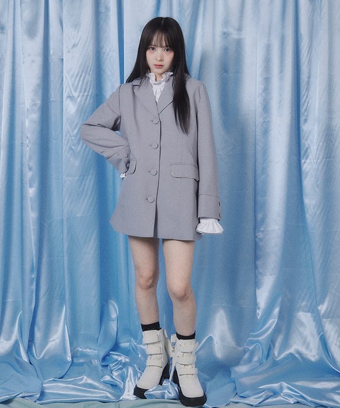 〈お値下げ〉X-girl 130cm ライナー付きアウター X-girl ( エックスガール ) - PANELLED OVERSIZED JACKET - FAITHWEB