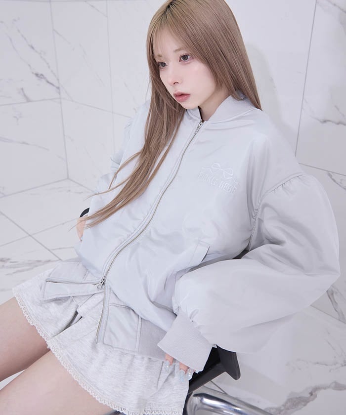 訳あり ボリュームリボンMA-1【10%OFF対象商品】 | FICKLE BEBE ジャケット・アウター