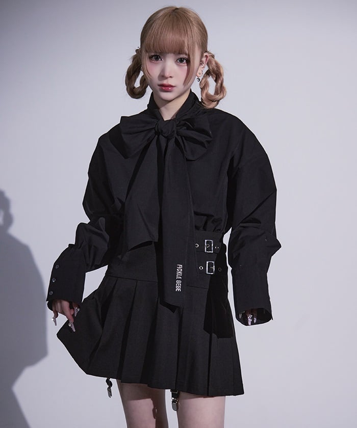 リボンチュニックブラウス | レディース服・レディース