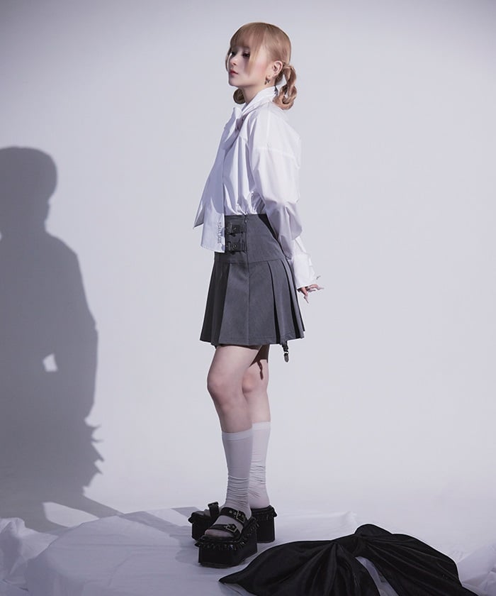 ギャザープレッピースカート | レディース服・レディース