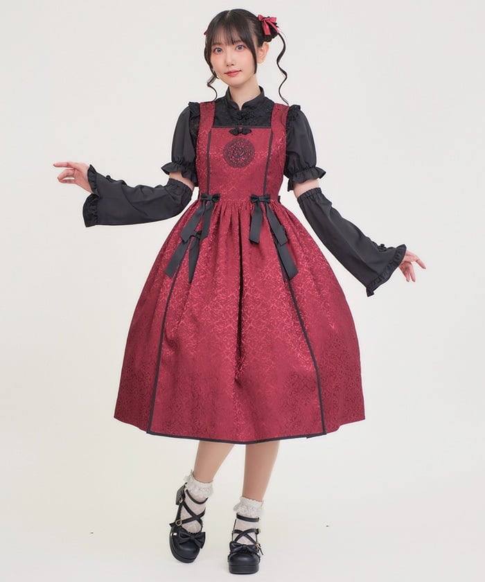 牡丹刺繍チャイナワンピース | kawaii | axes femme online shop