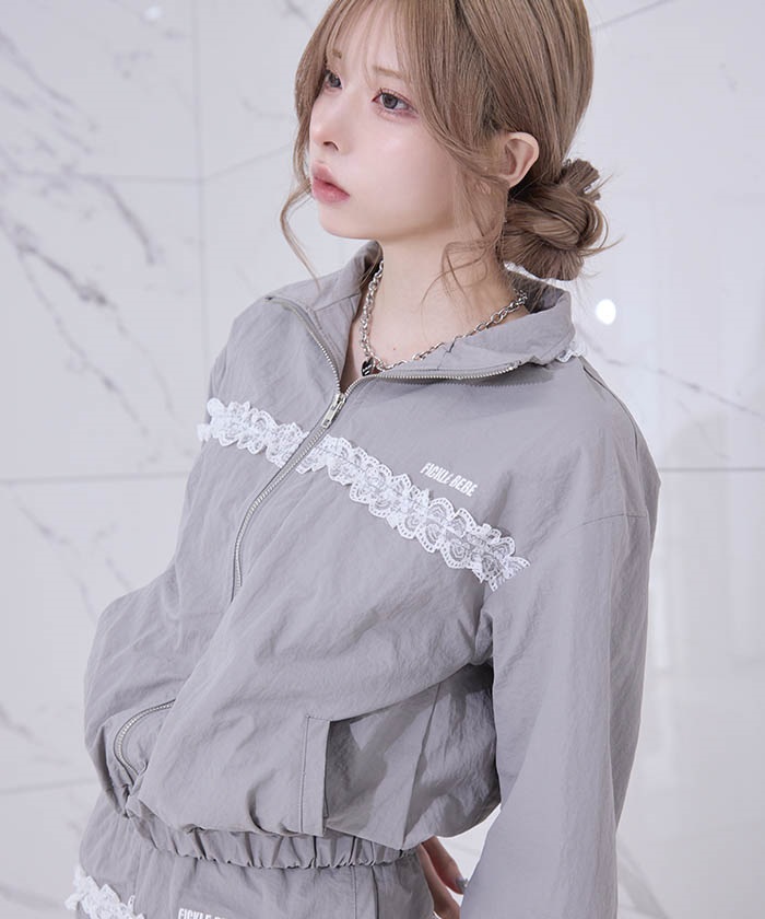 FBフリルナイロンジャケット | 衣料 | axes femme online shop