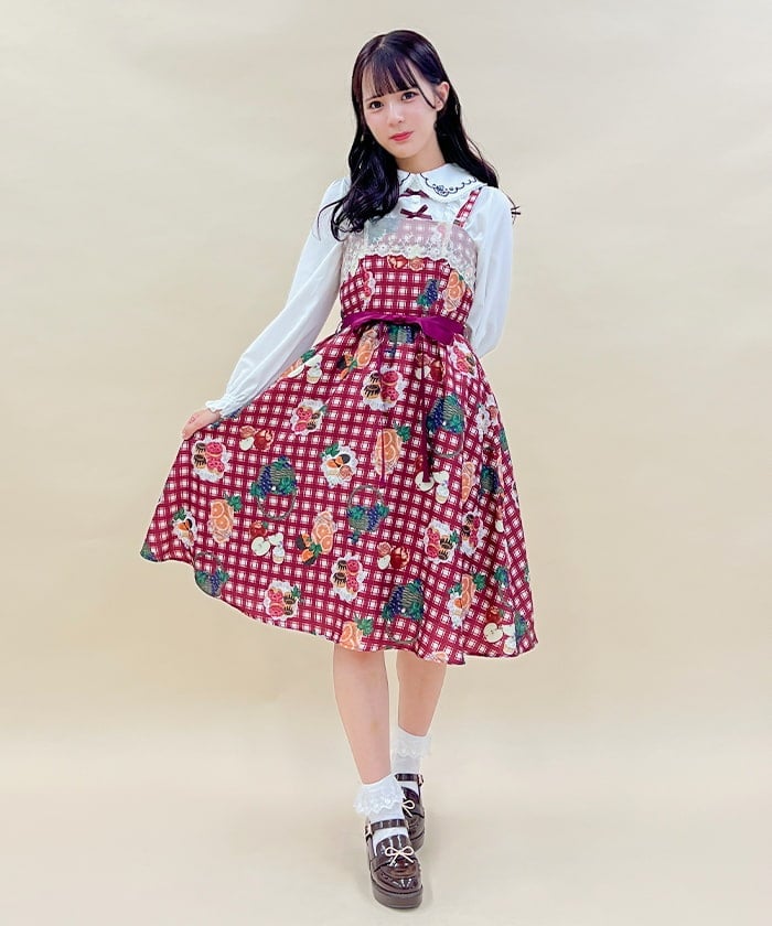 フリュイ・コンフィ柄ワンピース | outlet | axes femme online shop