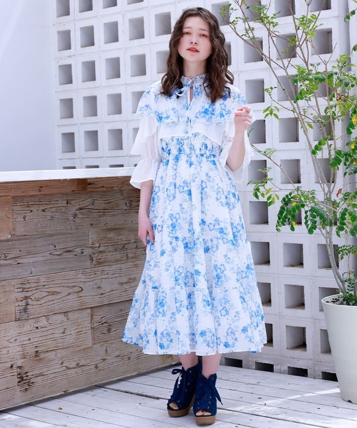 axes femme ワンピース アリスコラボ ブラウス ポエティック