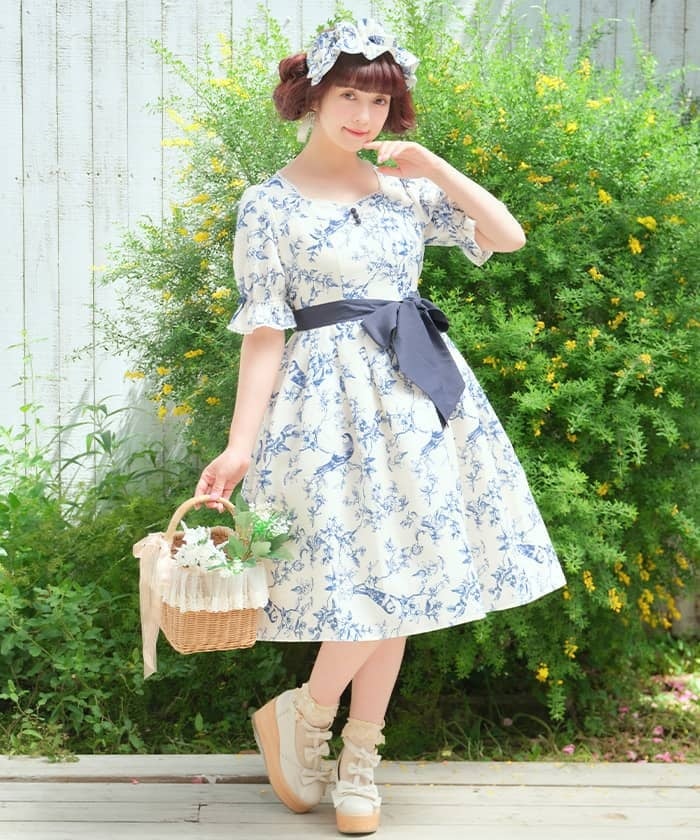 レース切替カットワンピース | outlet | axes femme online shop