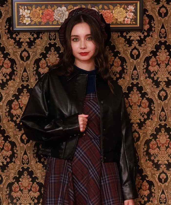 襟付フライトジャケット | outlet | axes femme online shop