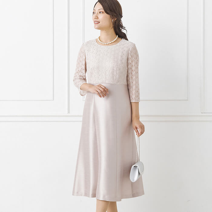 結婚式用ワンピース(6401596)9号・ネイビー｜フォーマルメッセージ