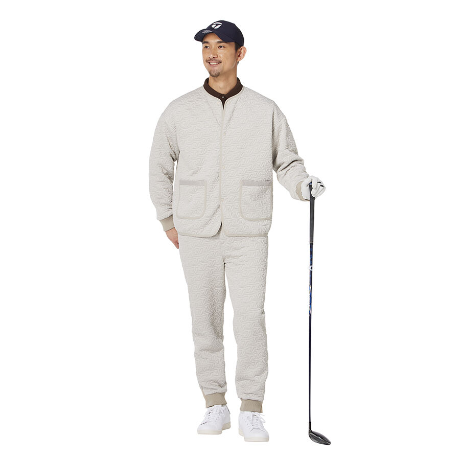 TaylorMade キルティングジャケット ベージュ