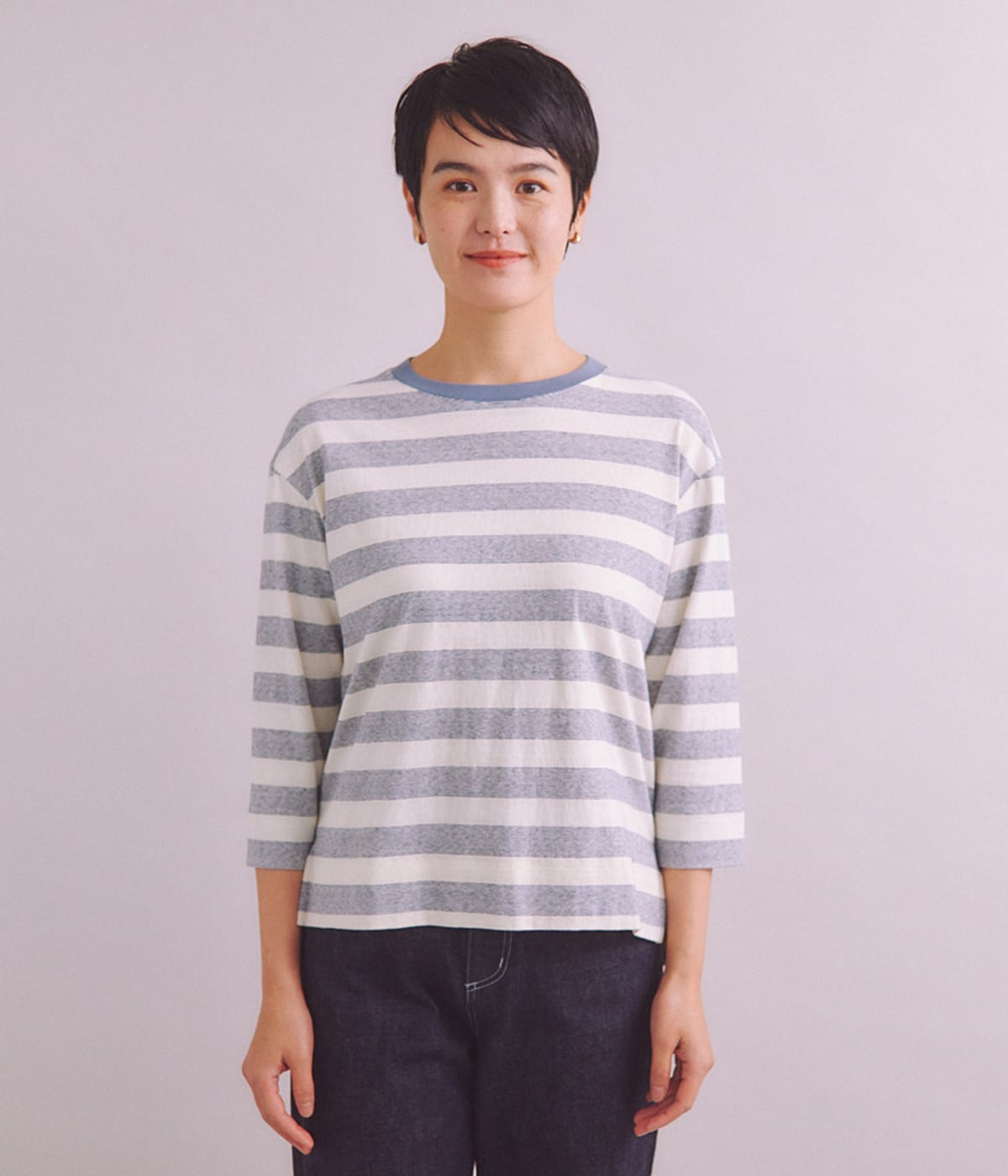 Graph Border Jersey ロングTシャツ(37872832-2024