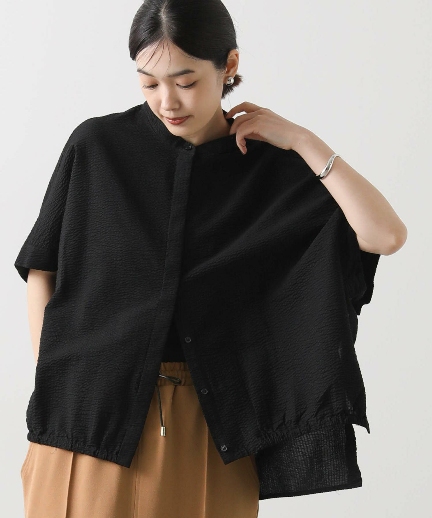 新品✨グレディブリリアン❤️ドットプリーツブラウス❤️黒