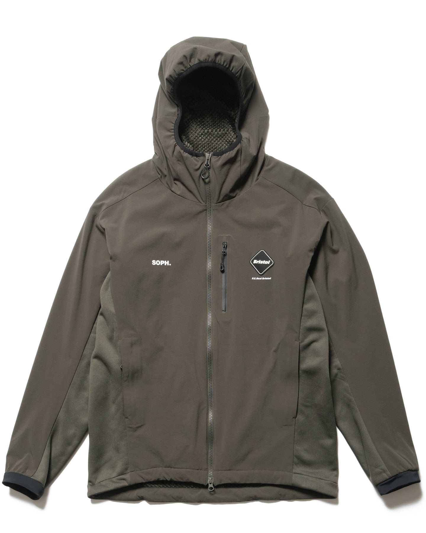 SOPH. | SUPPLEX NYLON HOODED BLOUSON(M KHAKI):